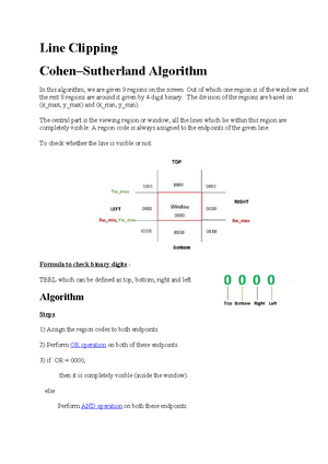 Point Clipping - It is particularly useful when dealing with objects ...