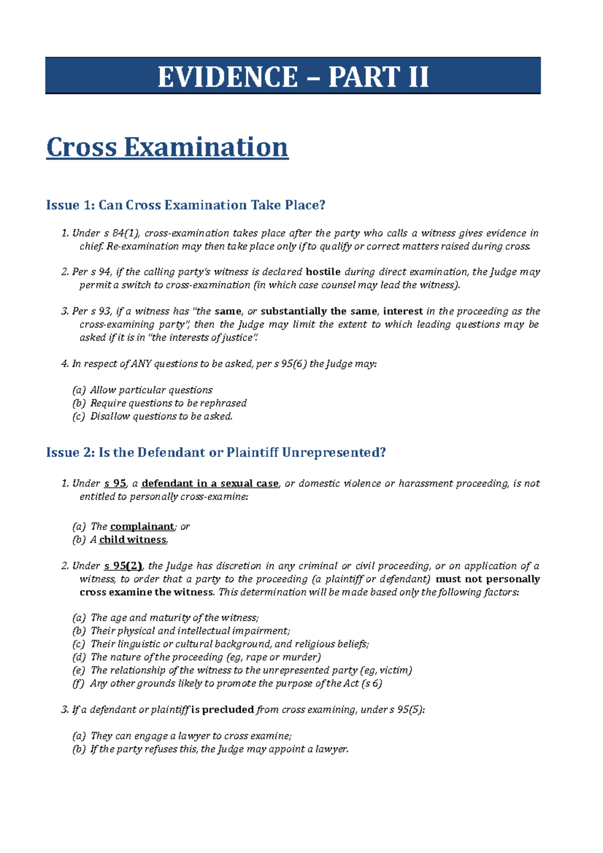 evidence-exam-study-evidence-part-ii-cross-examination-issue-1-can