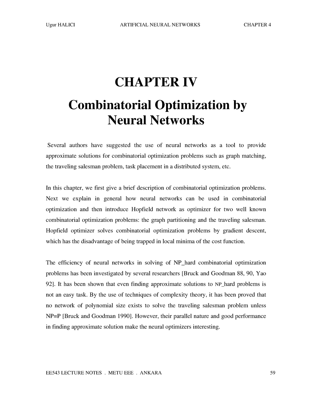 Ch4 - This Is Ann Of AI - CHAPTER IV Combinatorial Optimization By ...