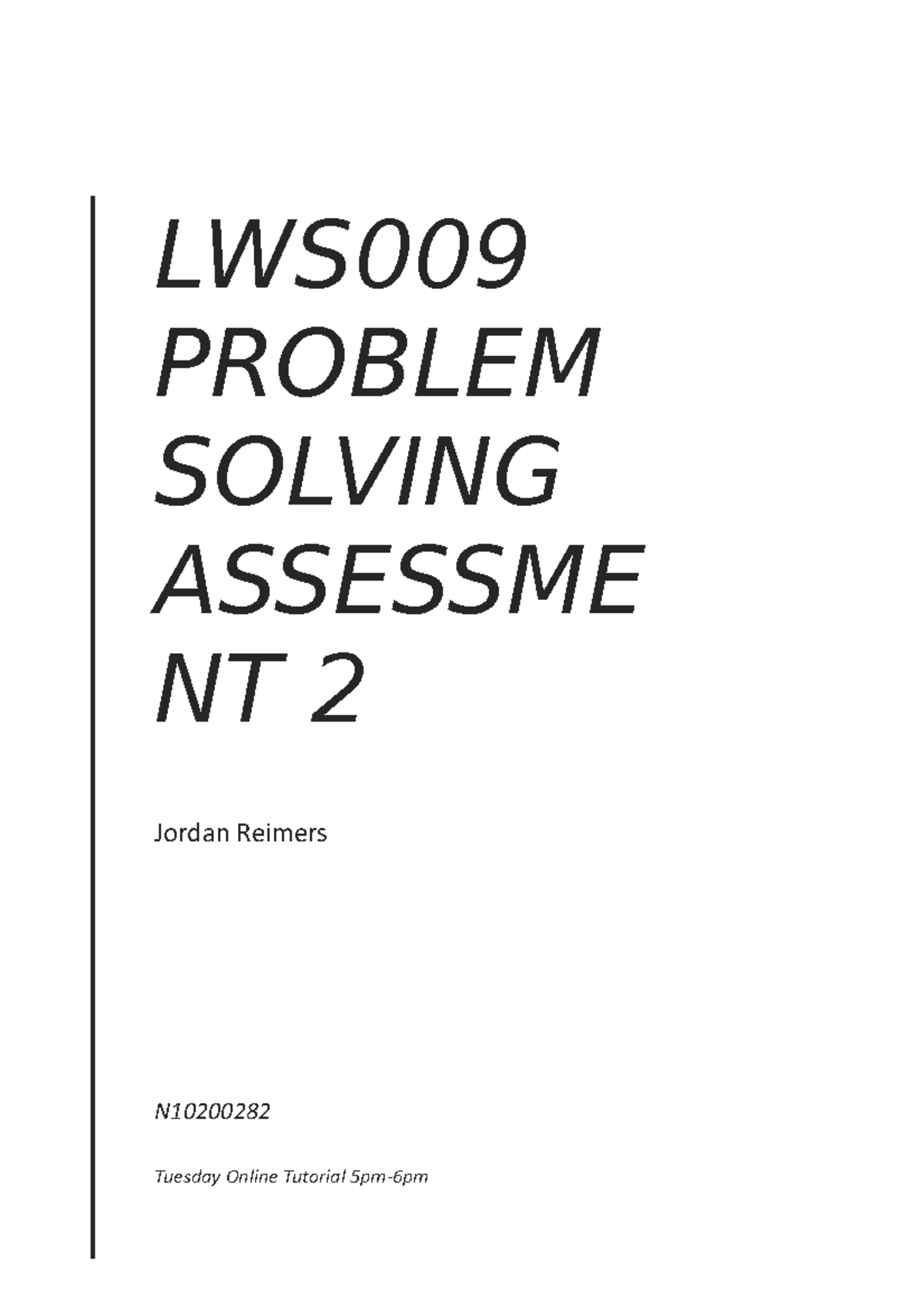 lws009-assessment-2-n-tuesday-online-tutorial-5pm-6pm-lws-problem