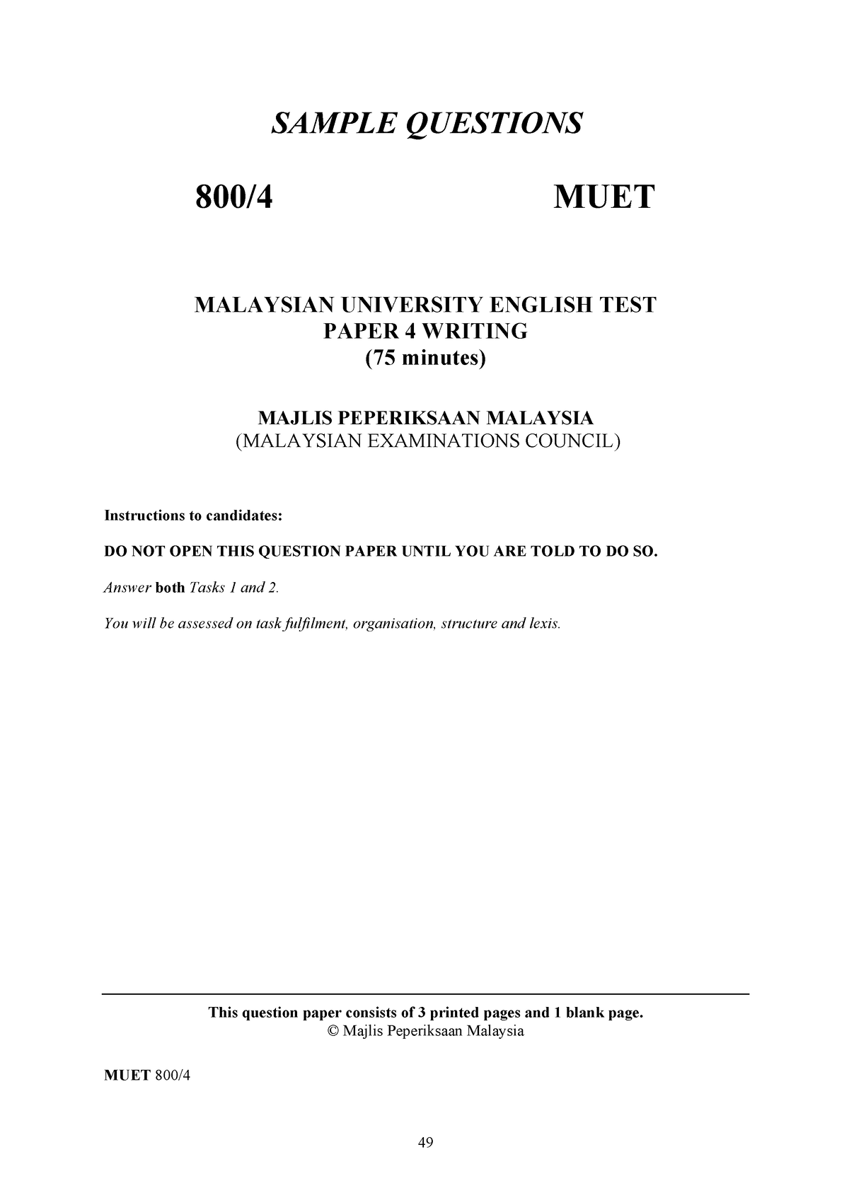 example essay muet stpm