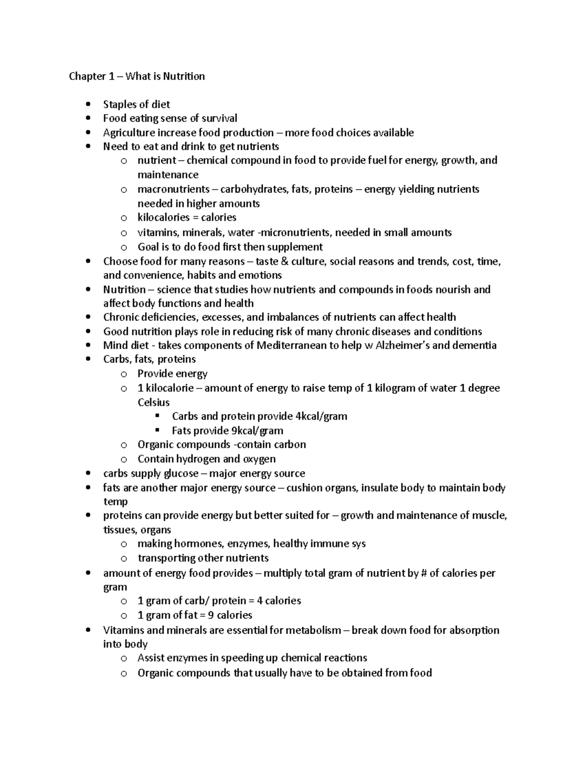 week-1-notes-hsc-what-is-nutrition-chapter-1-what-is-nutrition