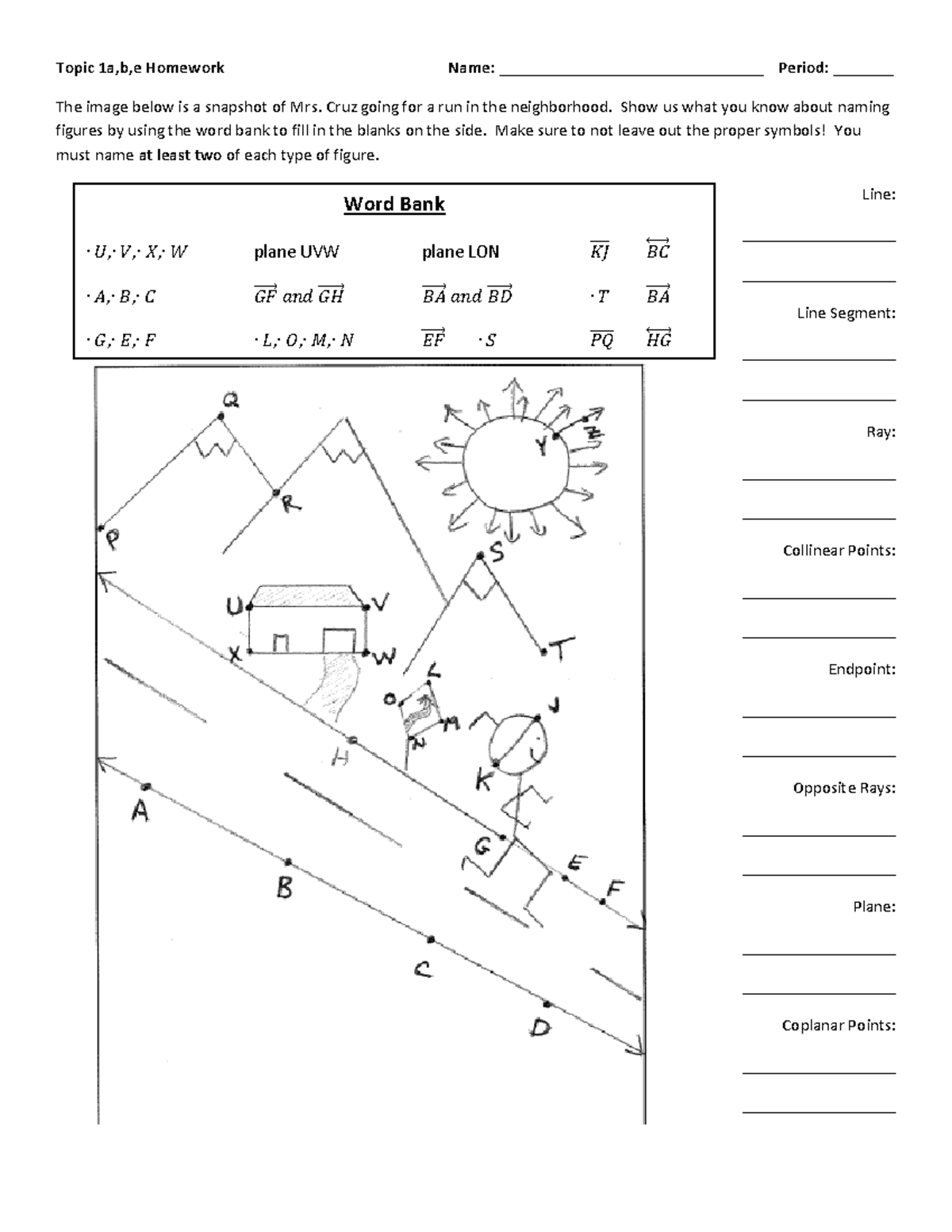 1c Topic 1a B E Homework Worksheet Topic 1a B E Homework Name