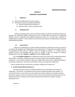 Assessment of Learning Module 8 - Item Analysis - Assessment in ...