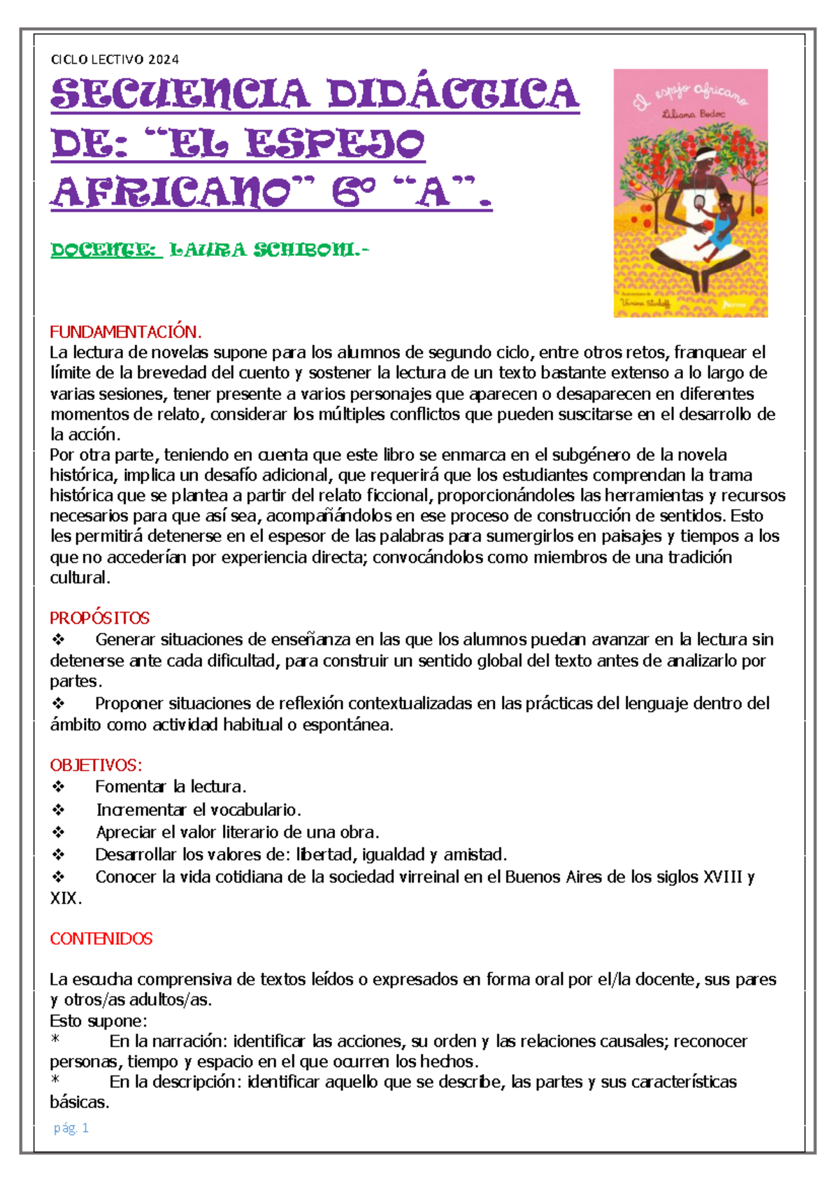 el-espejo-africano-secuencia-de-actividades-secuencia-did-ctica-de