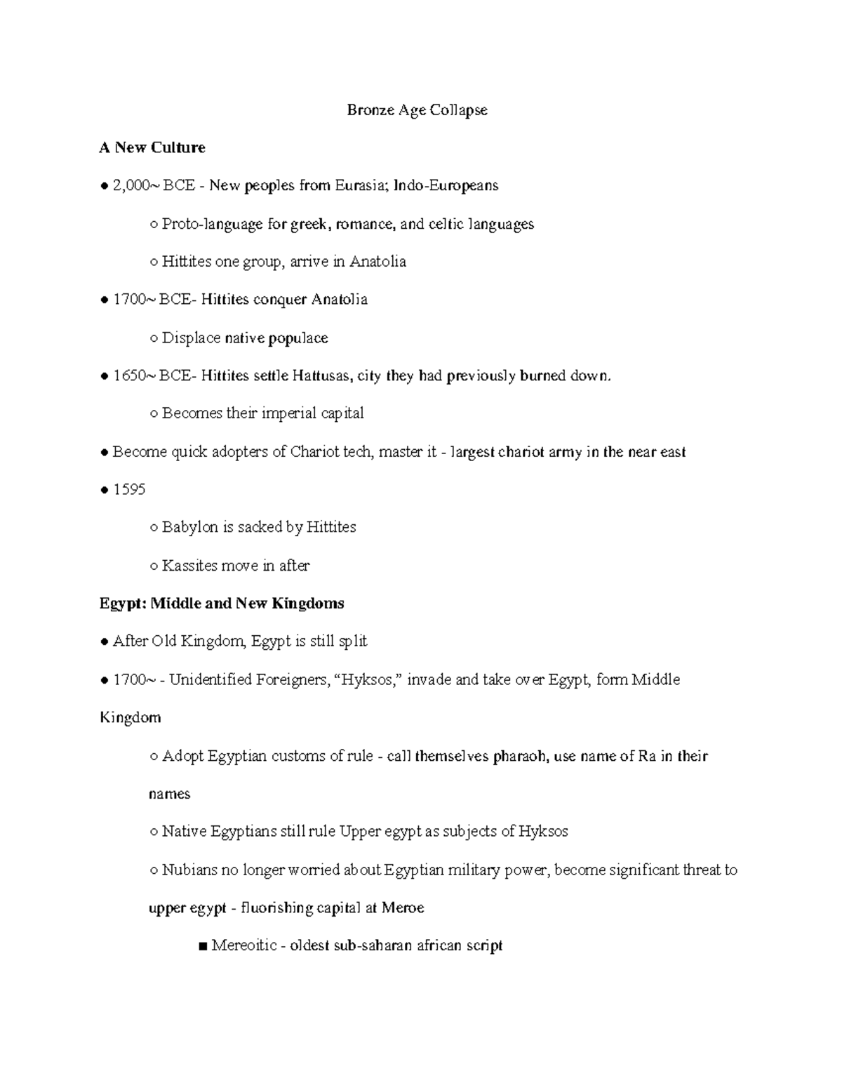 Bronze Age Collapse mr.graham Bronze Age Collapse A New Culture