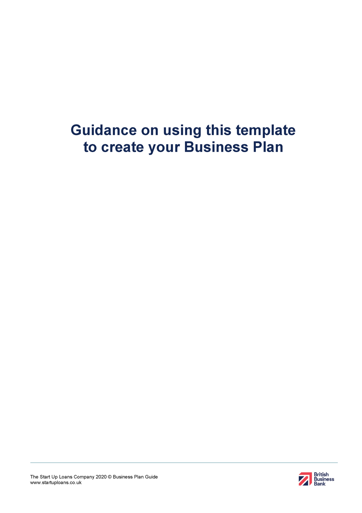 start up loan business plan