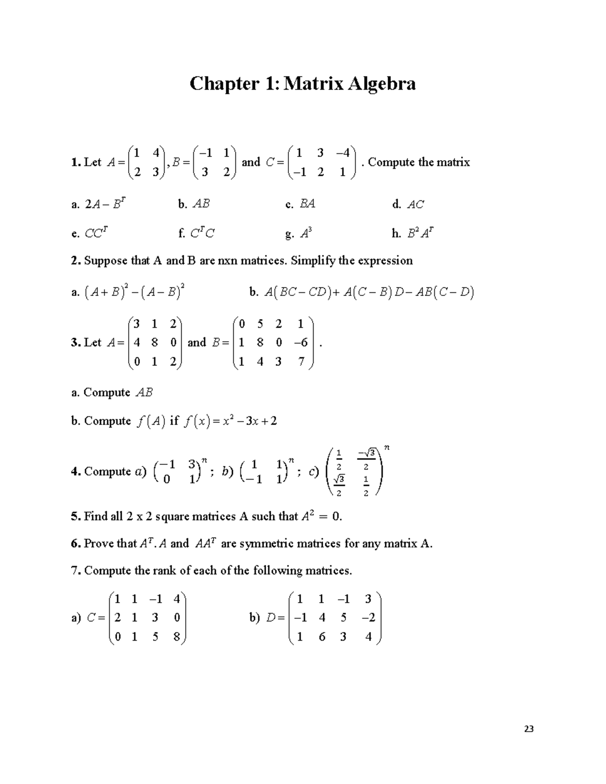 to-n-sdsdgasfa-23-chapter-1-matrix-algebra-let-1-4-1-1-2-3-3-2-a