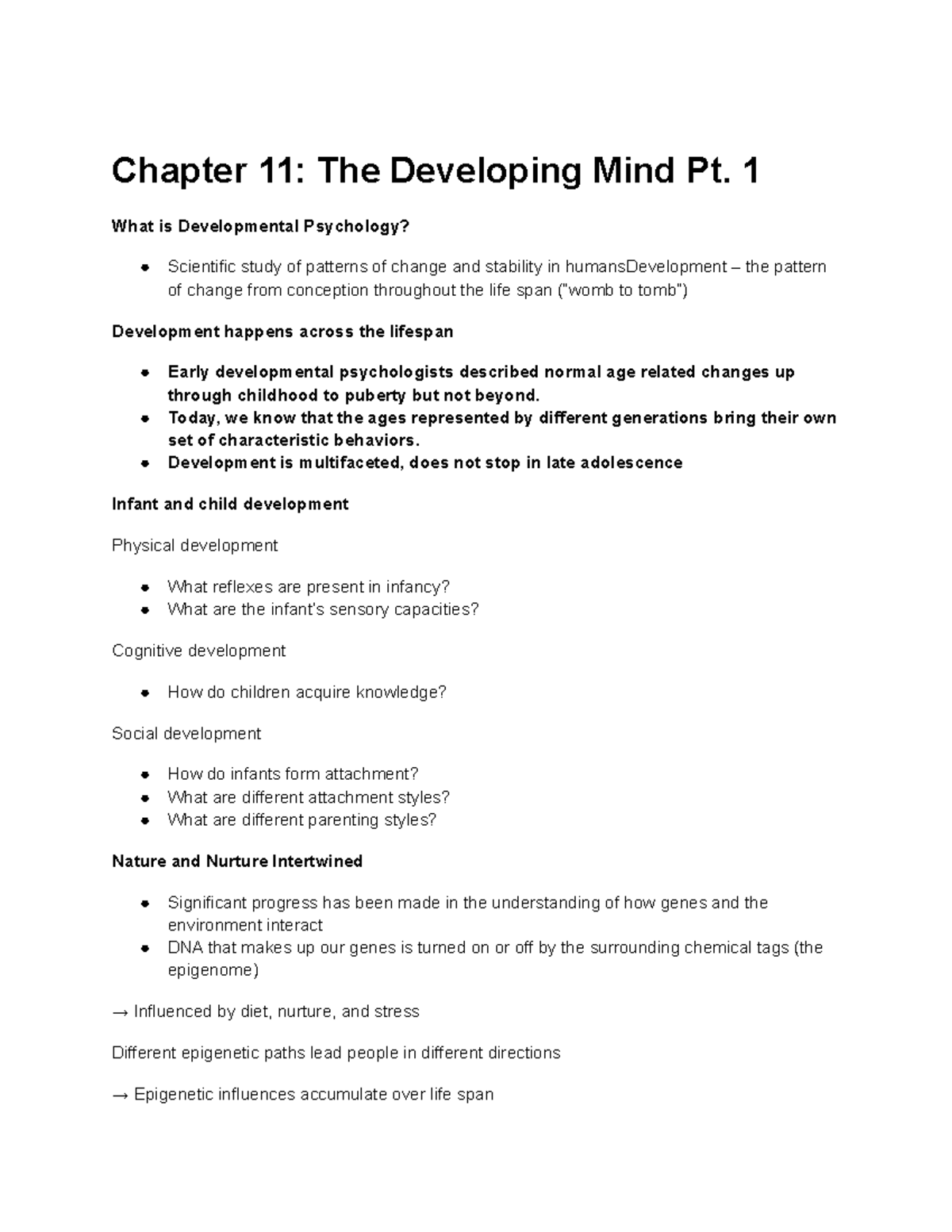 gen-psych-chapter-11-part-1-chapter-11-the-developing-mind-pt-1