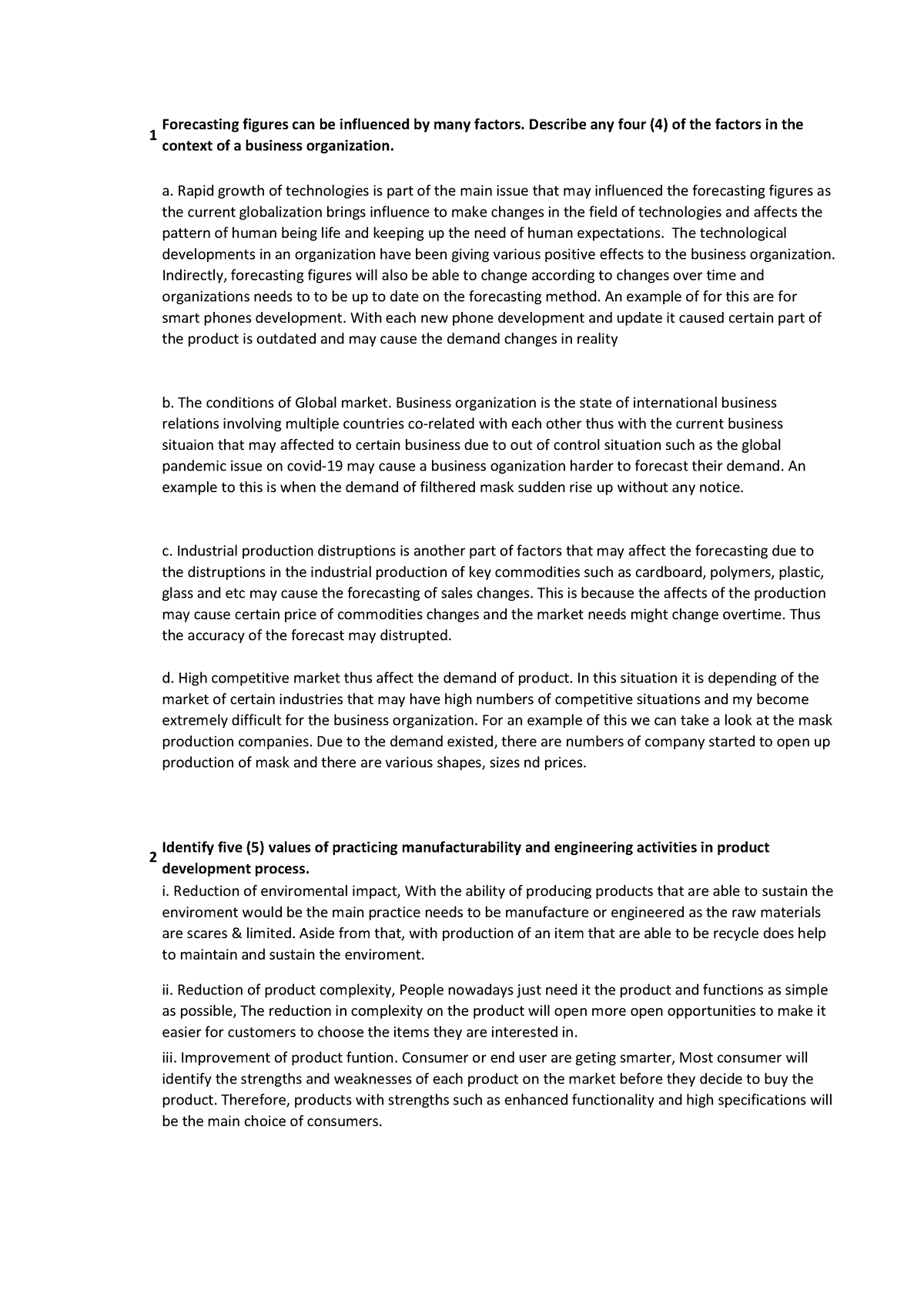 Assignment 1 Part 1 - Interesitng toppic - 1 Forecasting figures can be ...