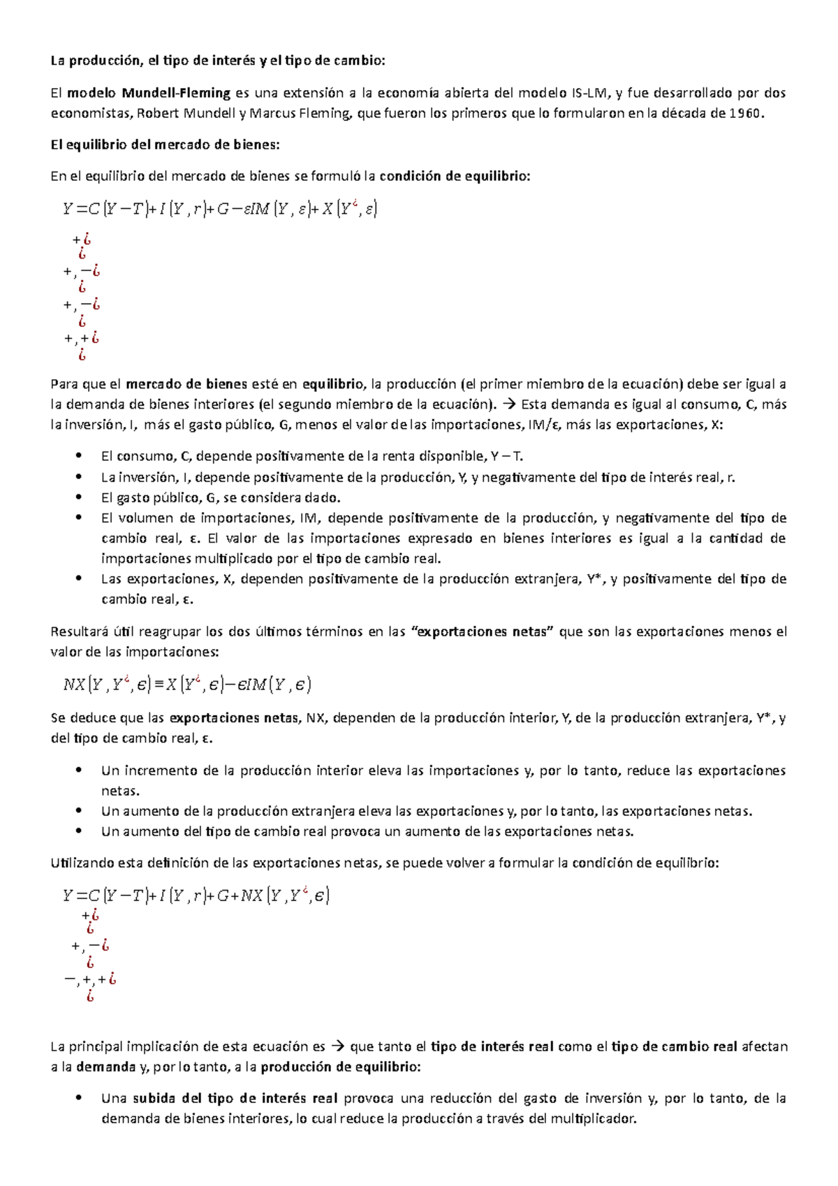 Resumen Semana 15 Macroeconomía - La producción, el tipo de interés y ...