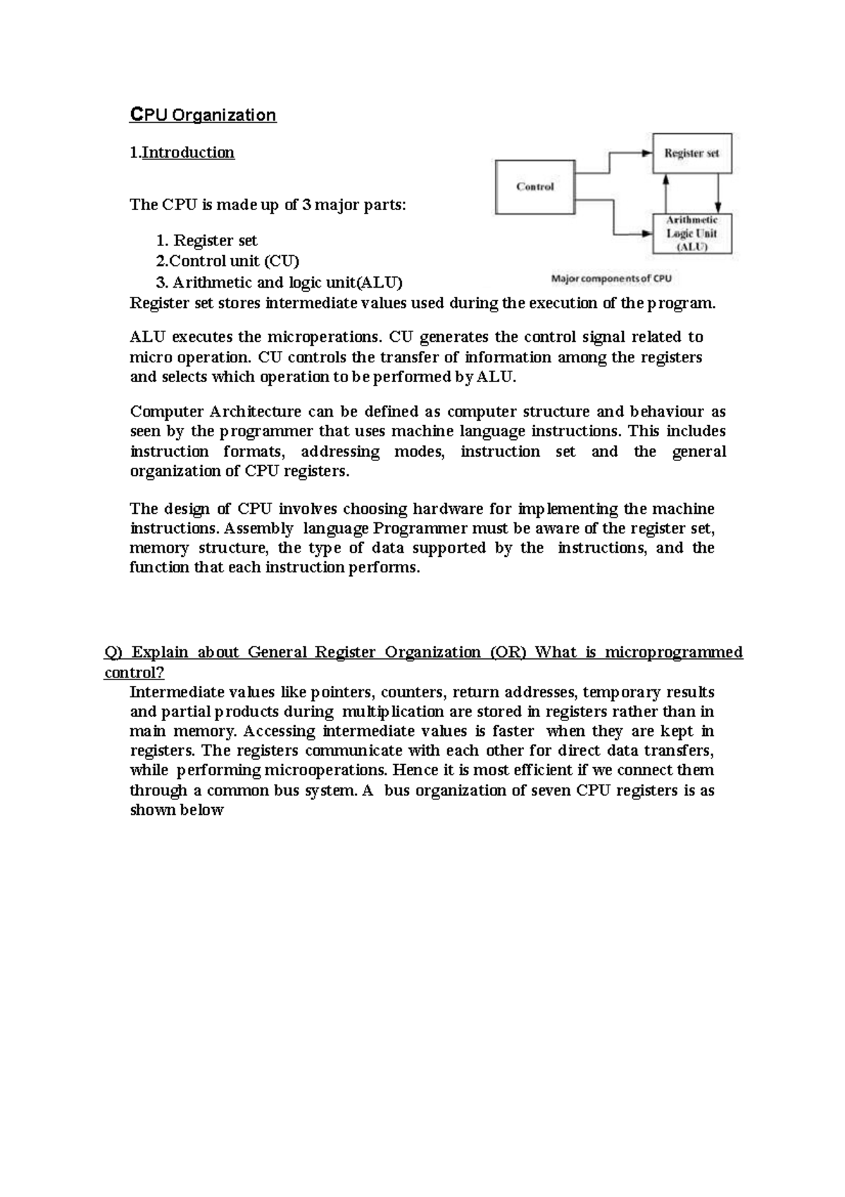 cpu-organization-in-computer-architecture-for-bca-course-c-pu