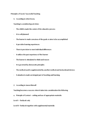 Principles and Strategies of Teaching (Learning to Teach) - Principles ...