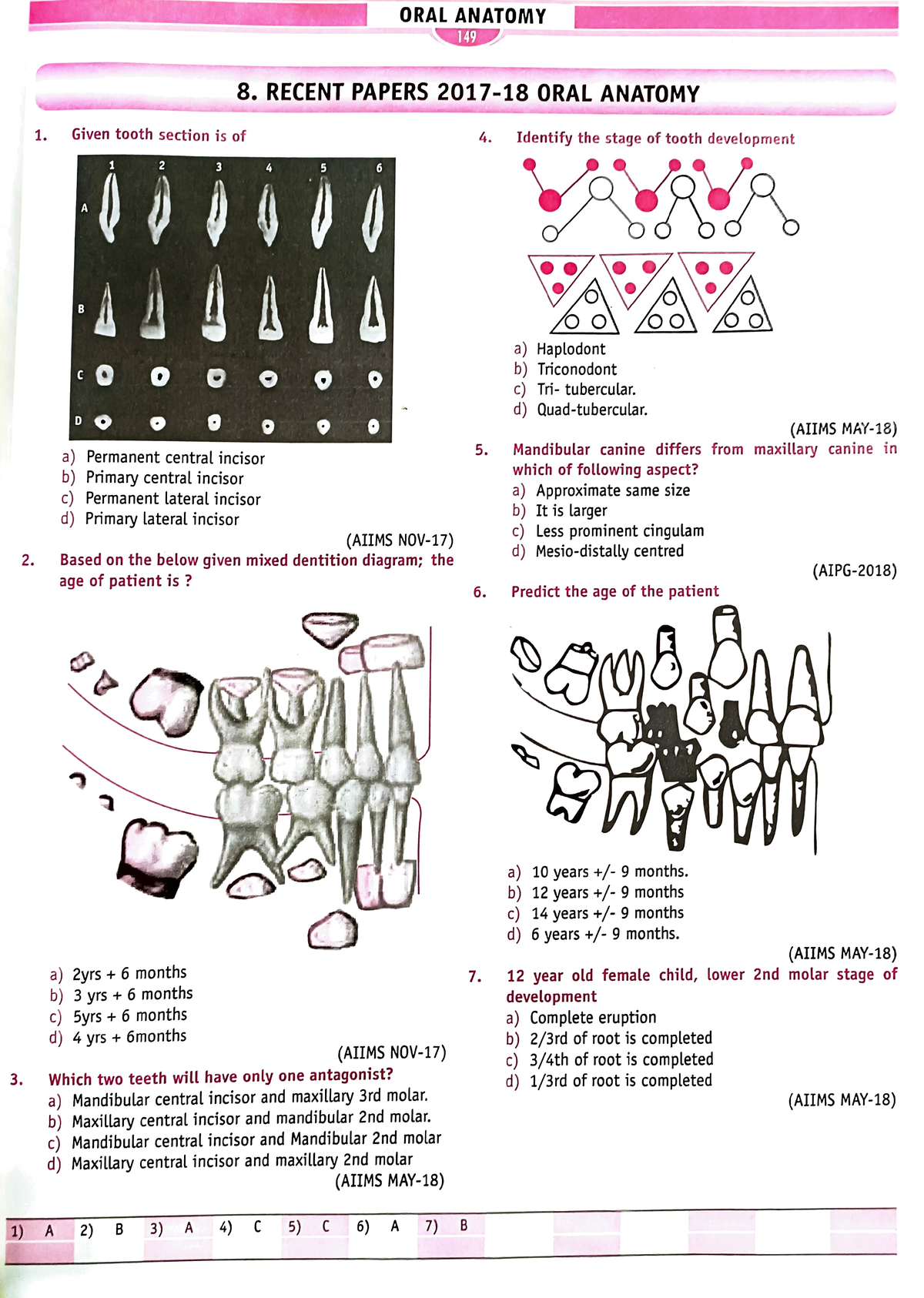 8.recent-oral Anat-2017-18 - ORAL ANATOMY 149 ####### 8. RECENT PAPERS ...