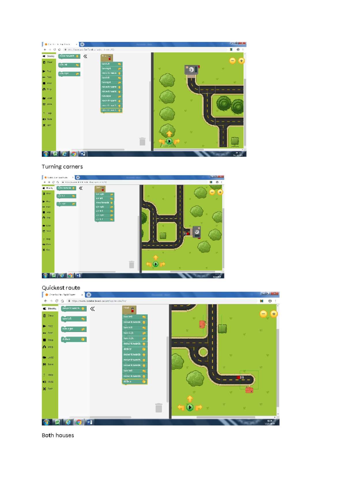 Code for life - essay - Turning corners Quickest route Both houses More ...