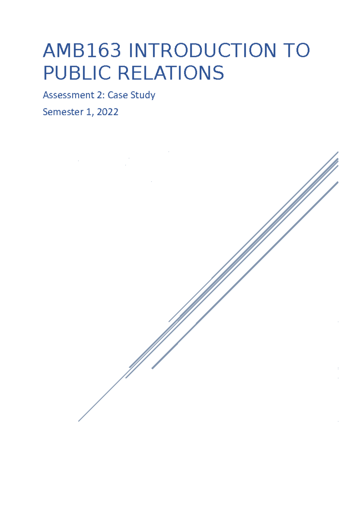 definition of public relations case study