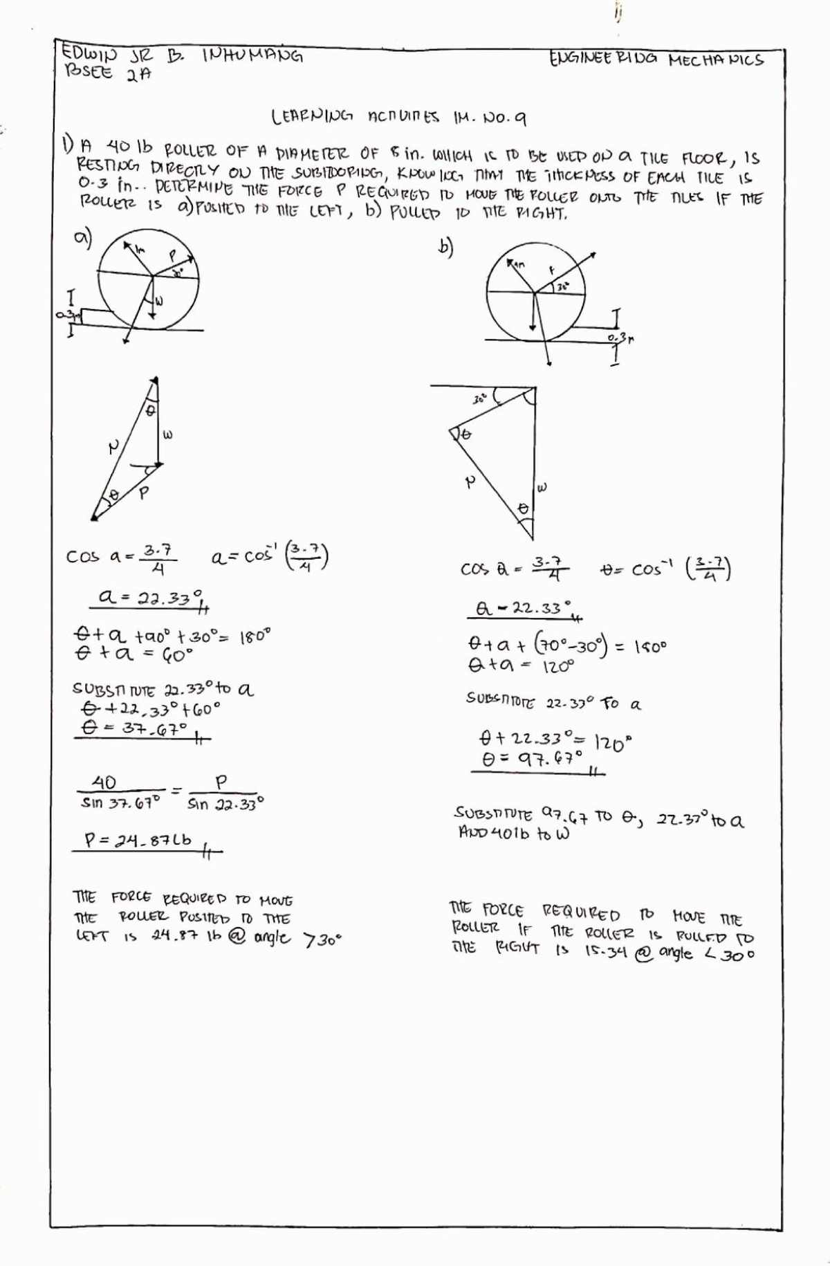 Engineering Mechanics IM 9 - Electrical Engineering - Studocu