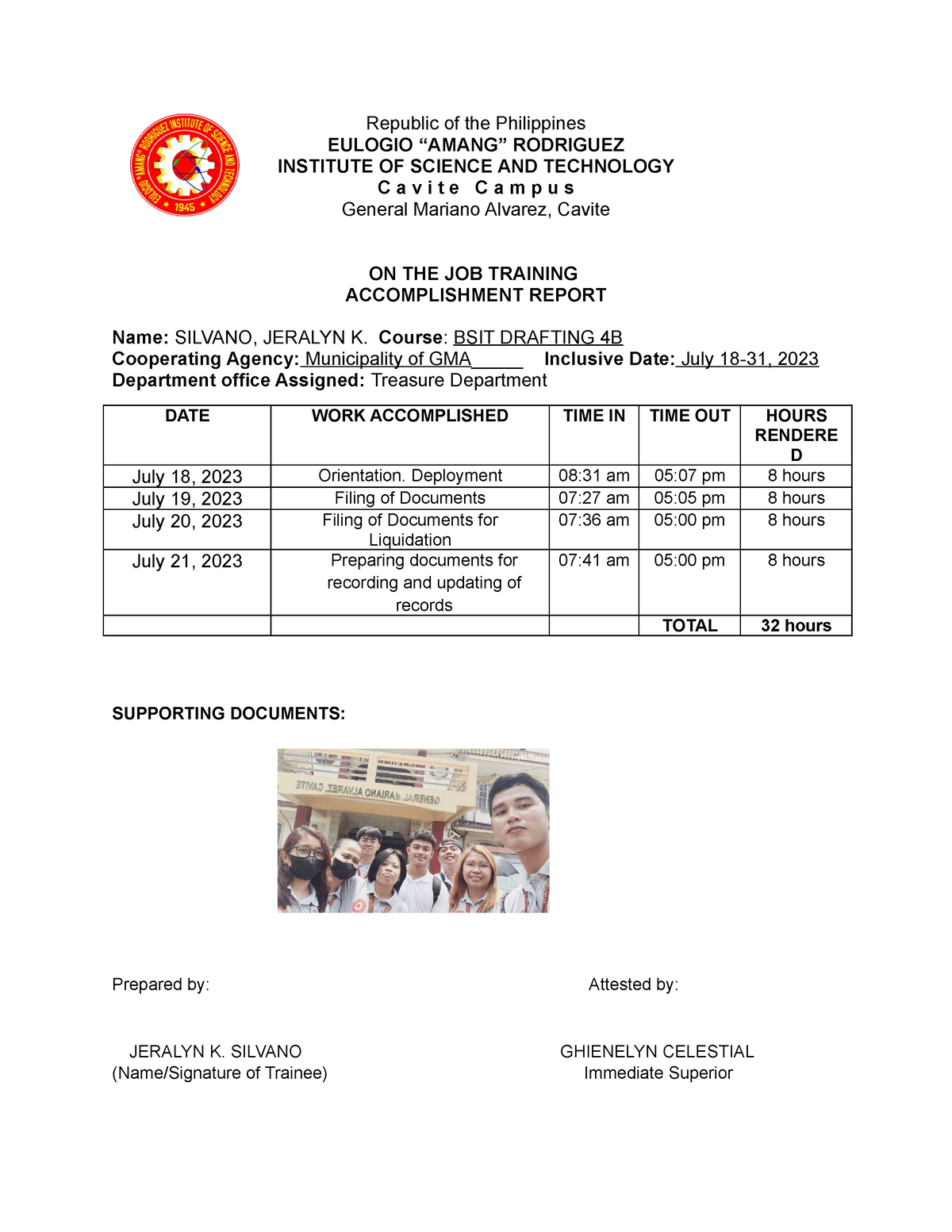 Ar-muni - ASSIGNMENTS AND TASK - Republic Of The Philippines EULOGIO ...