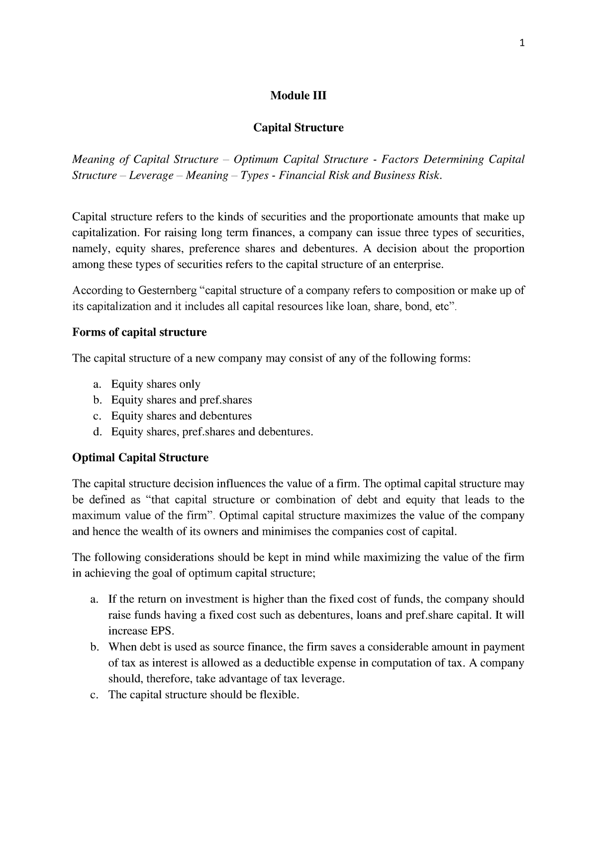 module-3-it-s-practical-module-iii-capital-structure-meaning-of