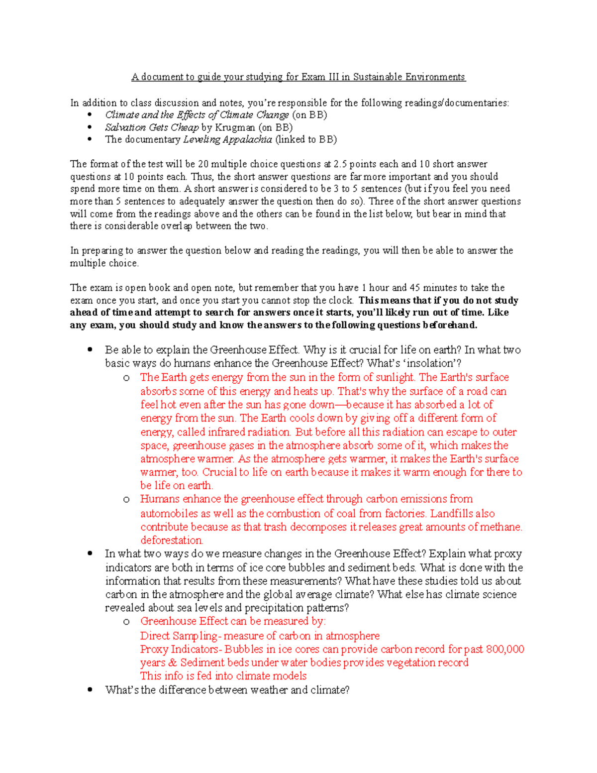Sustainable environments- study guide unit 3 - Deprecated API usage ...