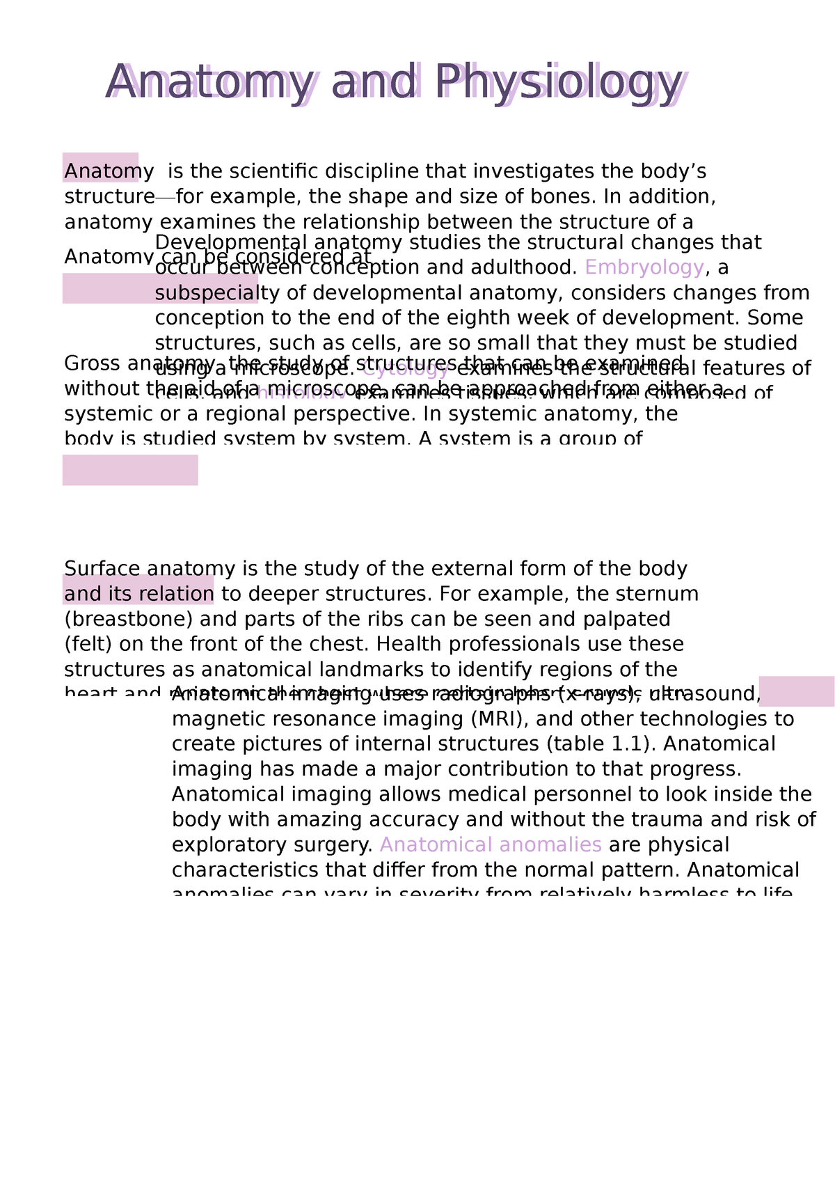 Anaphyy - Anaphy - Anatomy And PhysiologyAnatomy And Physiology Anatomy ...