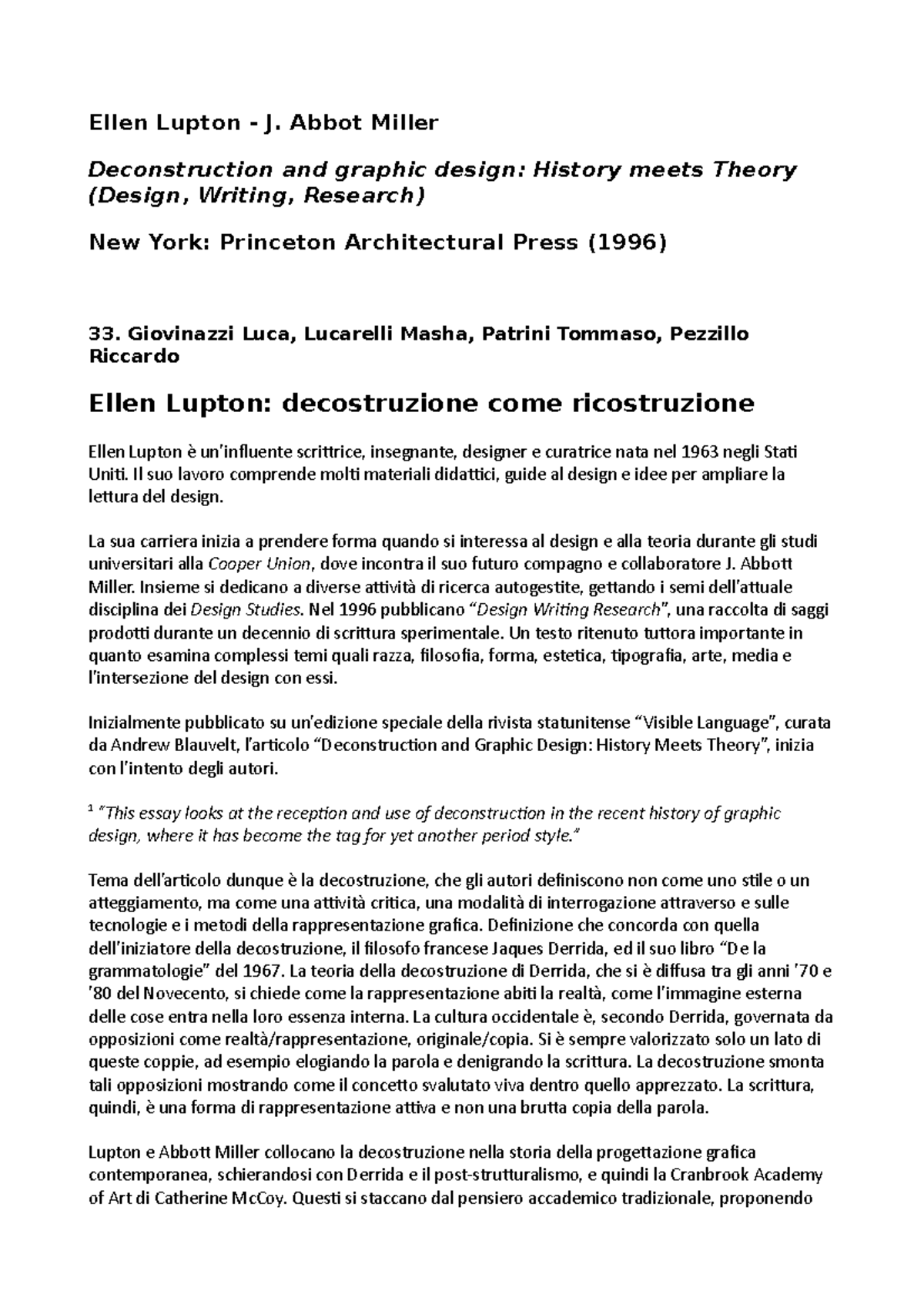 33 Lupton 1996 - Ellen Lupton - J. Abbot Miller Deconstruction and ...
