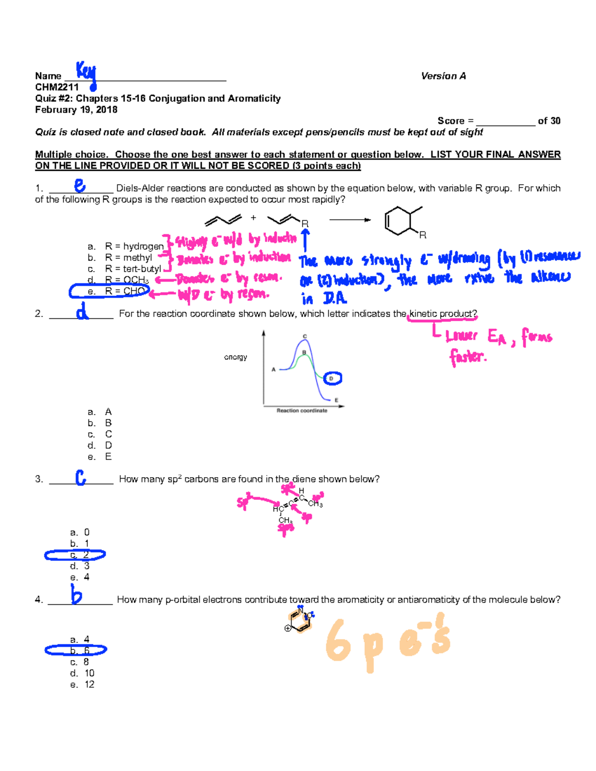 Ch 15 + 16 Old Quiz Answers - Name ...