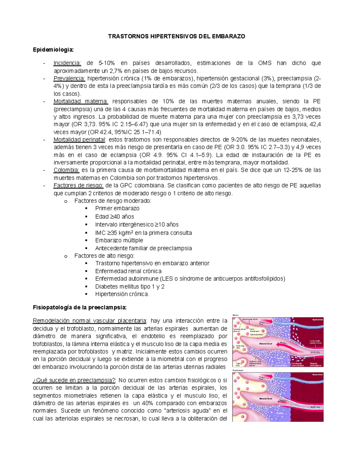 Inr bajo en el embarazo