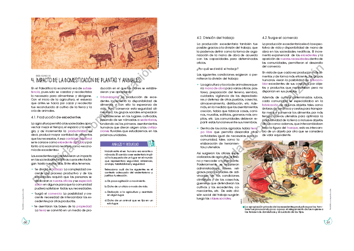 1bgu-Imprimir - qqq - Prohibida su reproducción 60 En el Paleolítico la ...