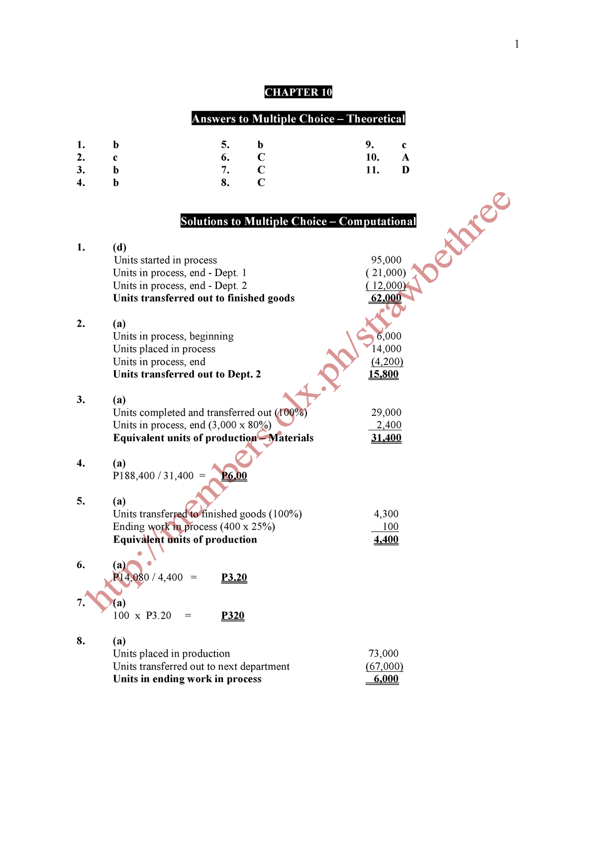 Cost Acctg Chapter-10 - Cost Accounting Comprehensive Reviewer ...