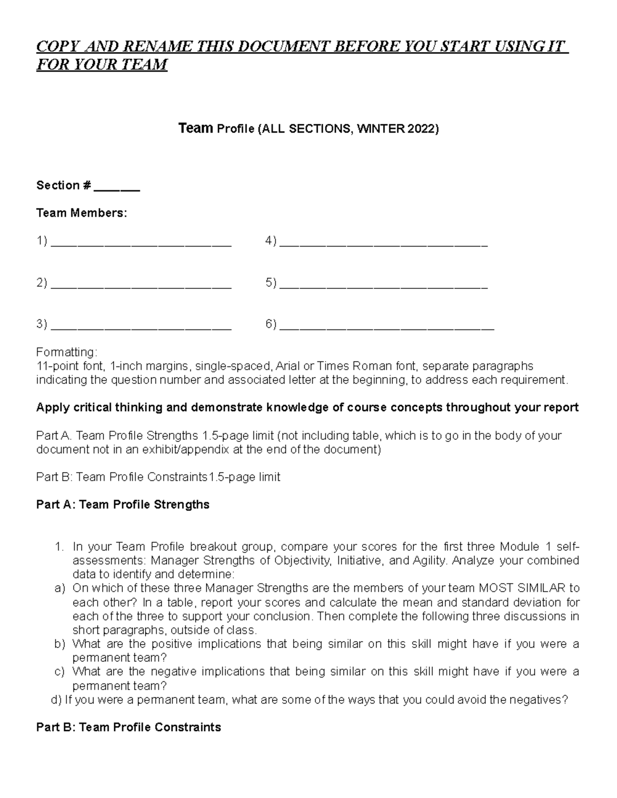Team Profile Assignment W2022 - COPY AND RENAME THIS DOCUMENT BEFORE ...