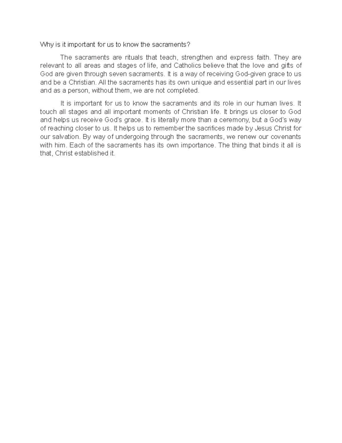 Theo4 M2CU3 - This is a reflection work in Theology - Why is it ...