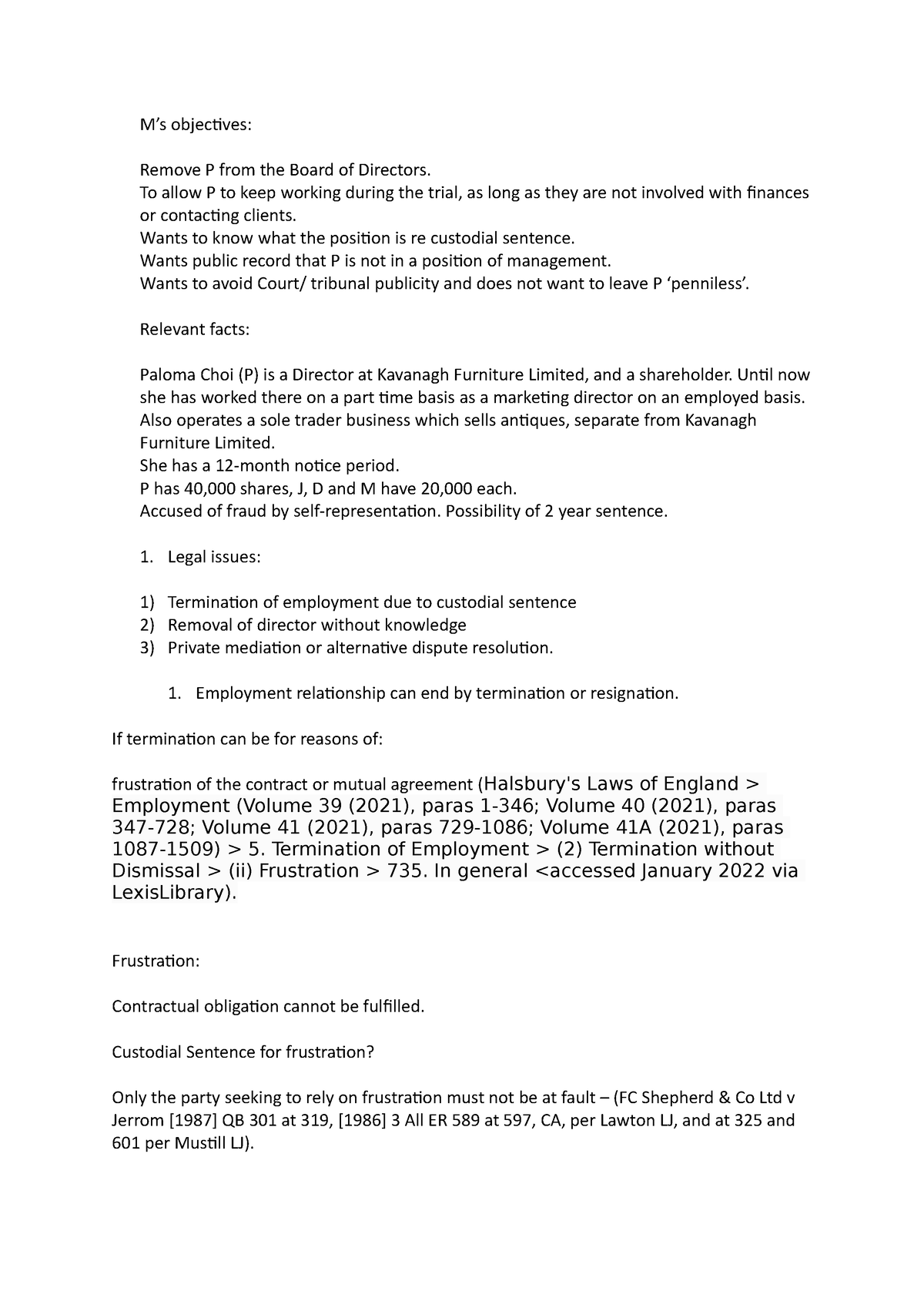 IPP 4 Engage 1 - Hope it helps - M’s objectives: Remove P from the ...