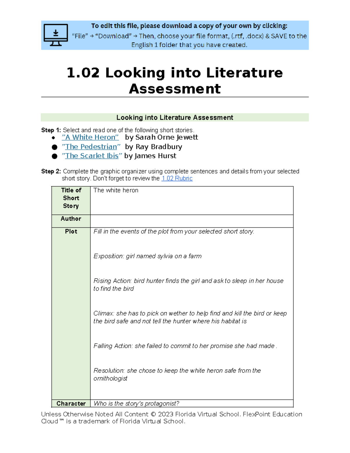 1.02 Looking Into Literature Assessment - 1 Looking into Literature ...