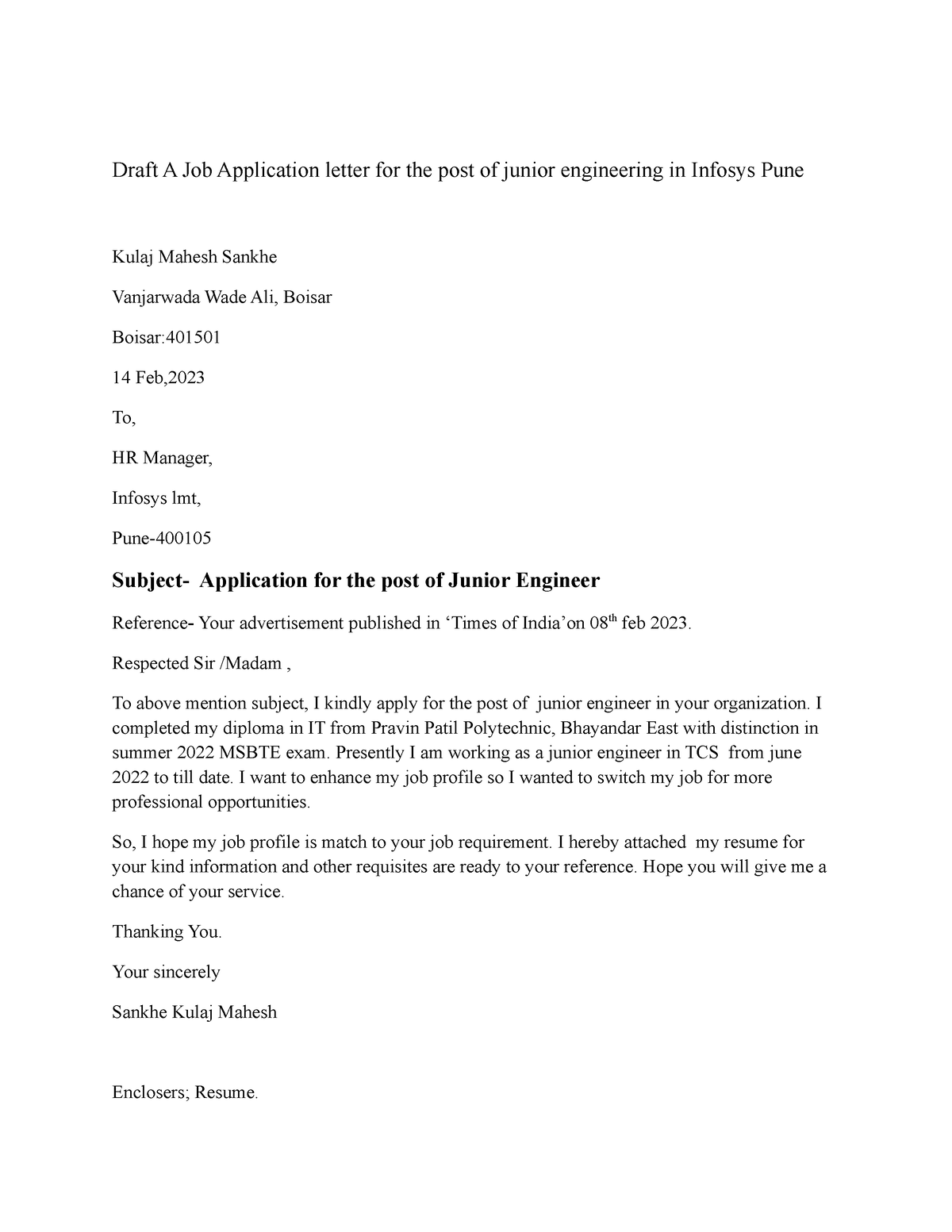 ljf-wqfyyqf-ukmfh-draft-a-job-application-letter-for-the-post-of