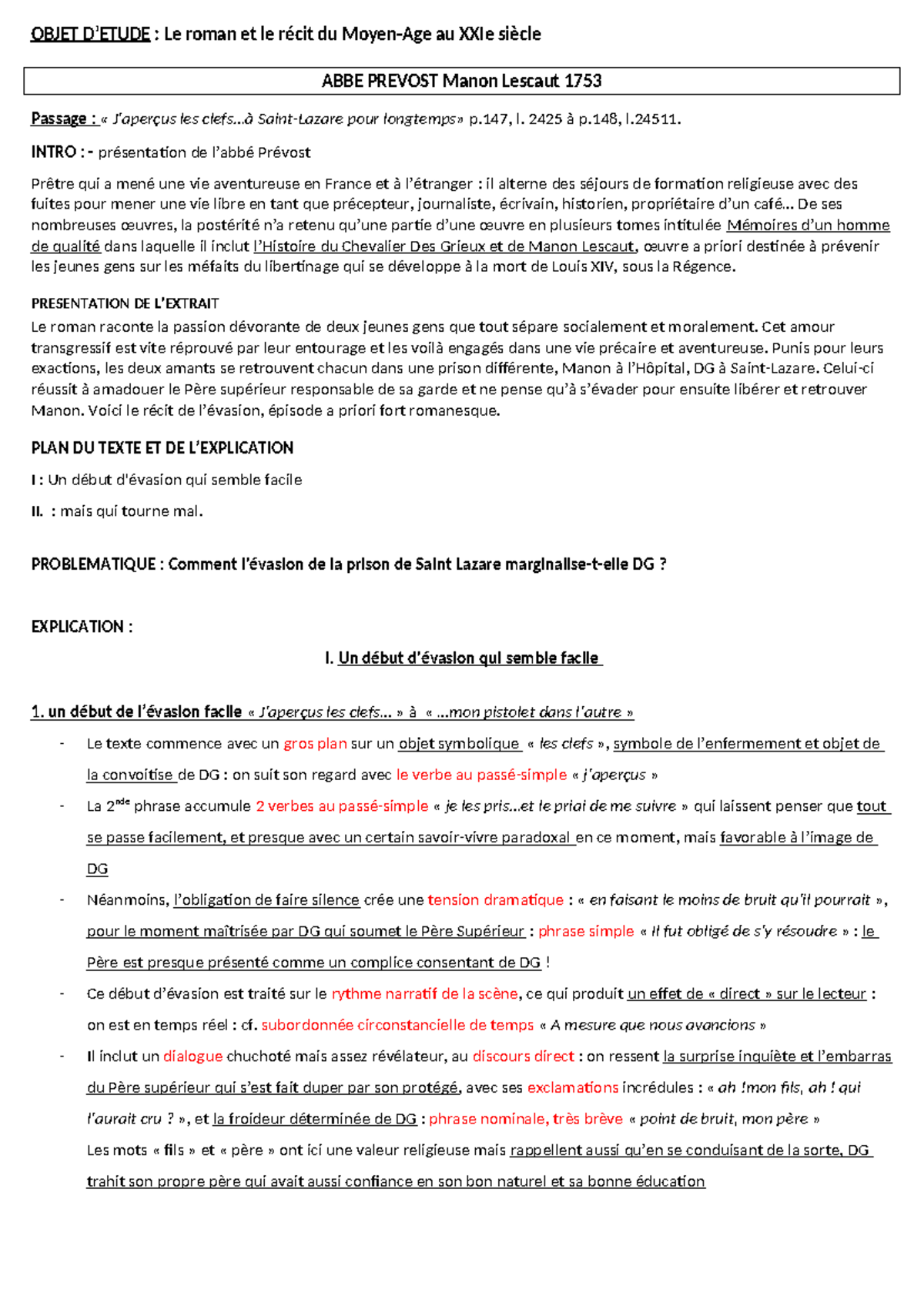 Explic Linéaire L évasion De St Lazare 2023 Objet D Etude Le Roman Explic Linéaire L évasion De St Lazare 2023 Objet D Etude Le Roman