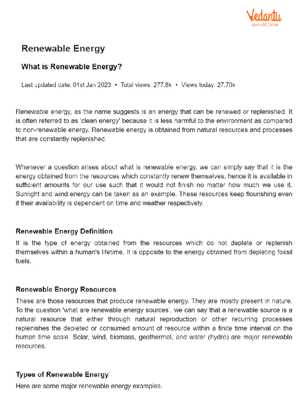 Renewable Energy Notes - Studocu