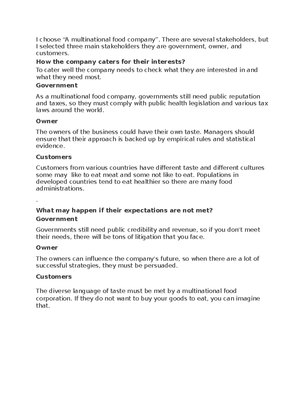 Week 4 Discussion - none - BUS 1101 - UoPeople - Studocu