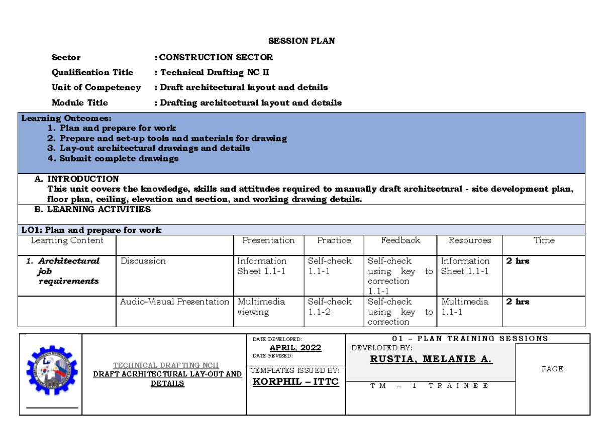 business plan for technical school