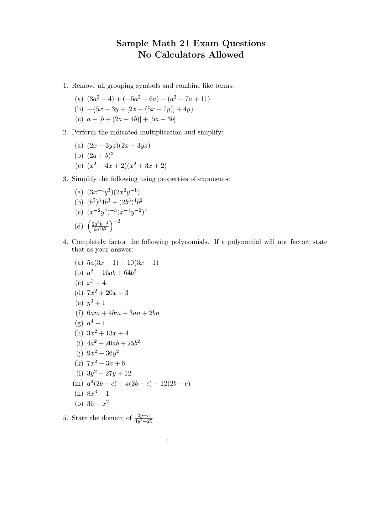 math21-exam-sample-math-21-exam-questions-no-calculators-allowed