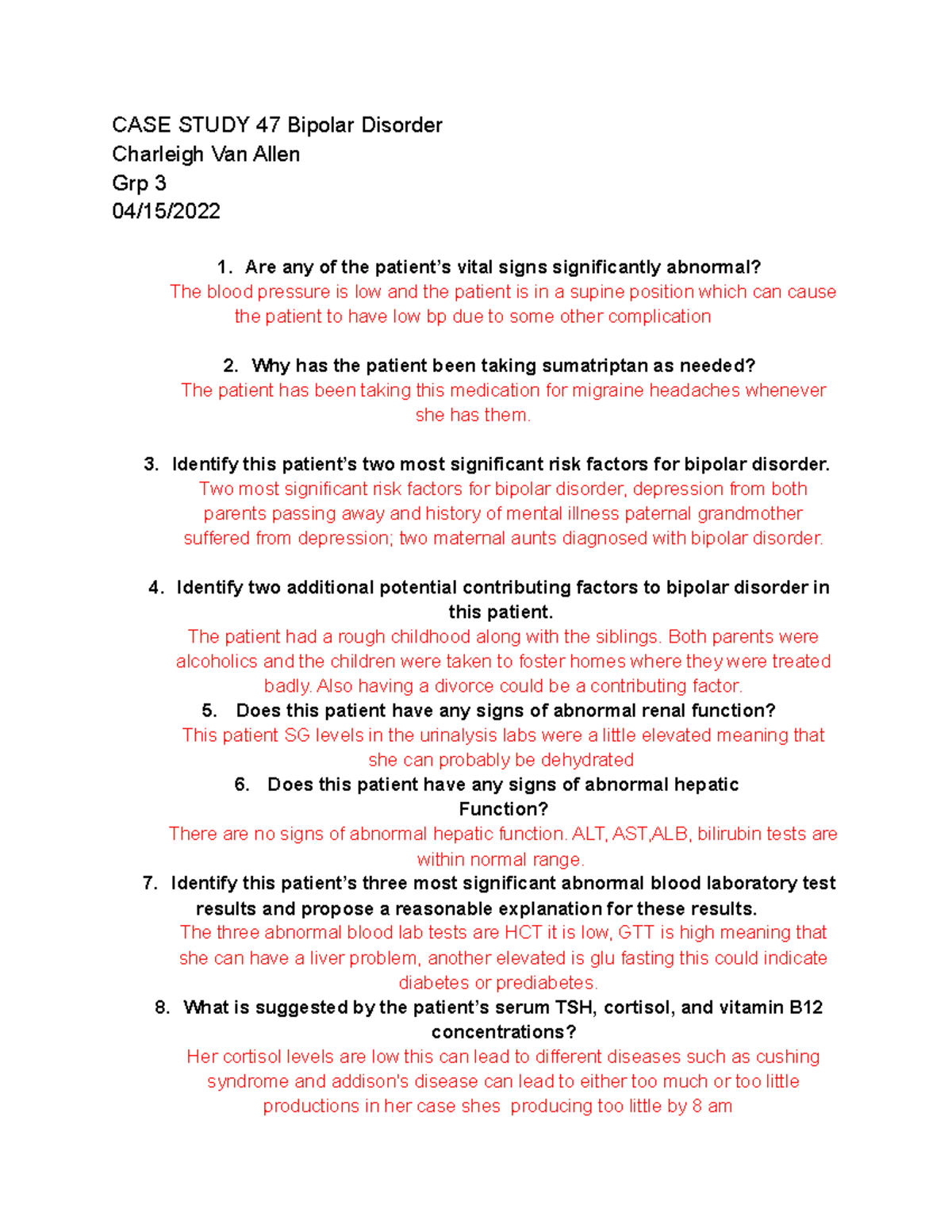 case study 47 bipolar disorder