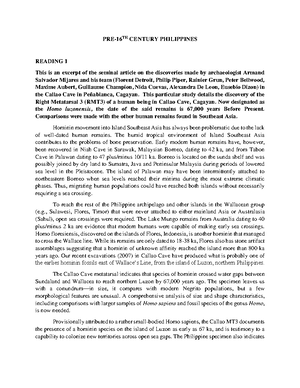 Pre16th2 - Group Project - READING 1 This is an excerpt of the seminal ...