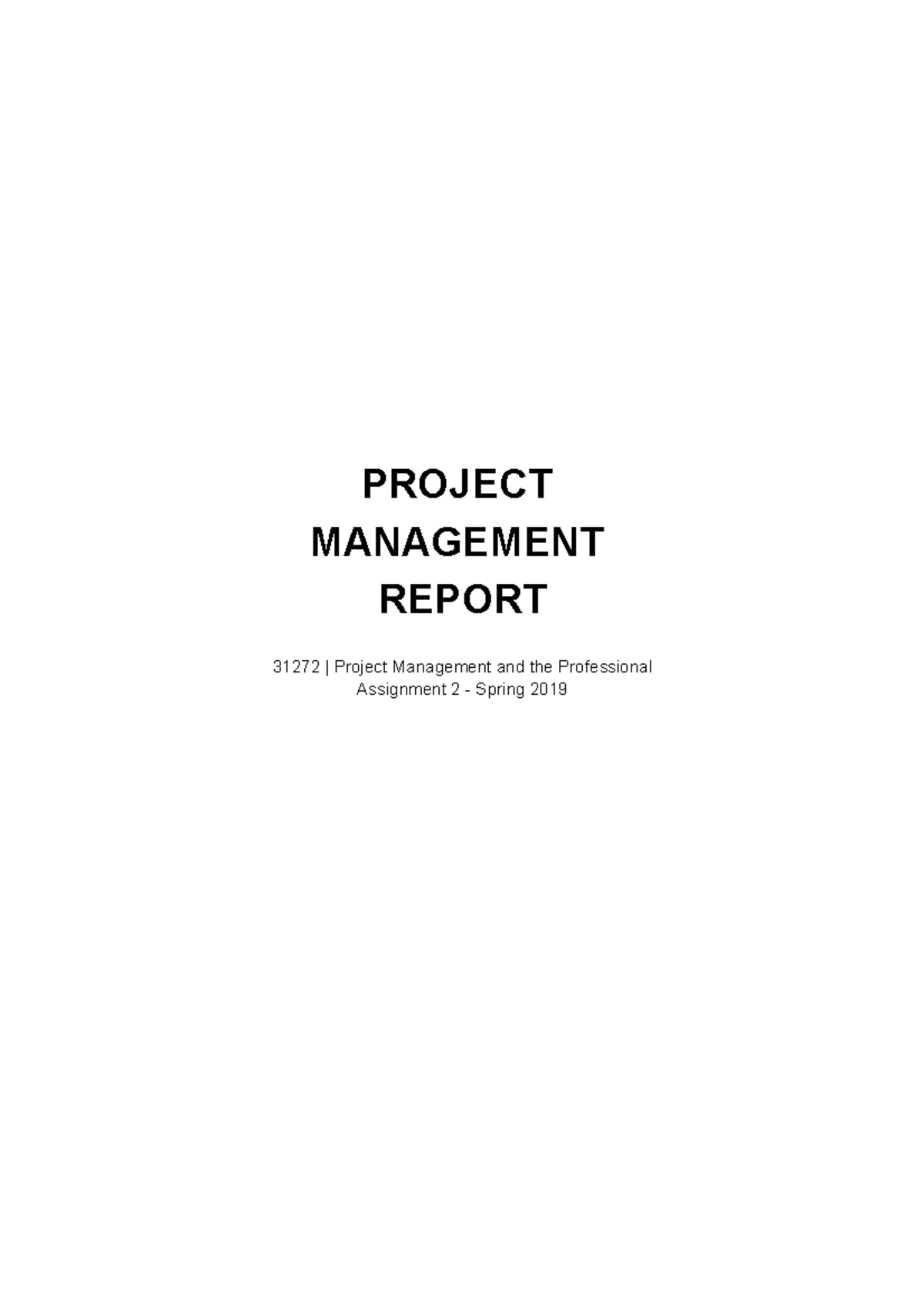 PMP Final Project - different styles of assignment 2 - PROJECT ...