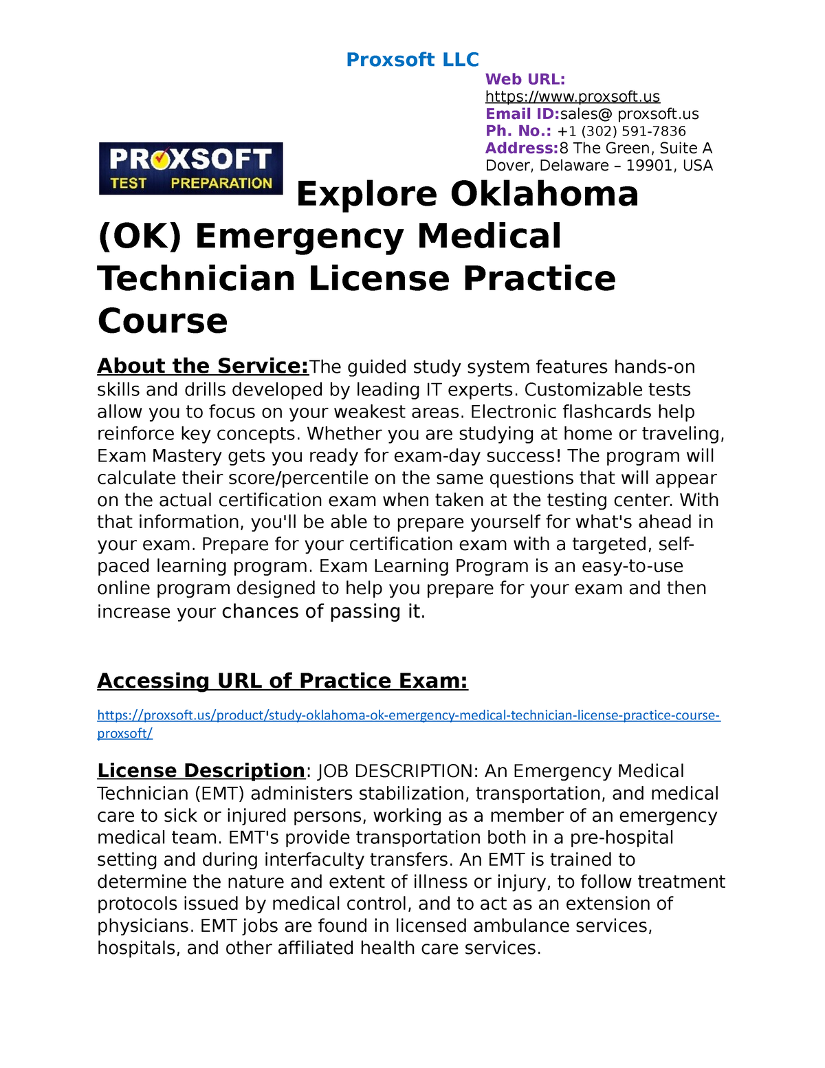 Explore Oklahoma OK Emergency Medical Technician License Practice   Thumb 1200 1553 