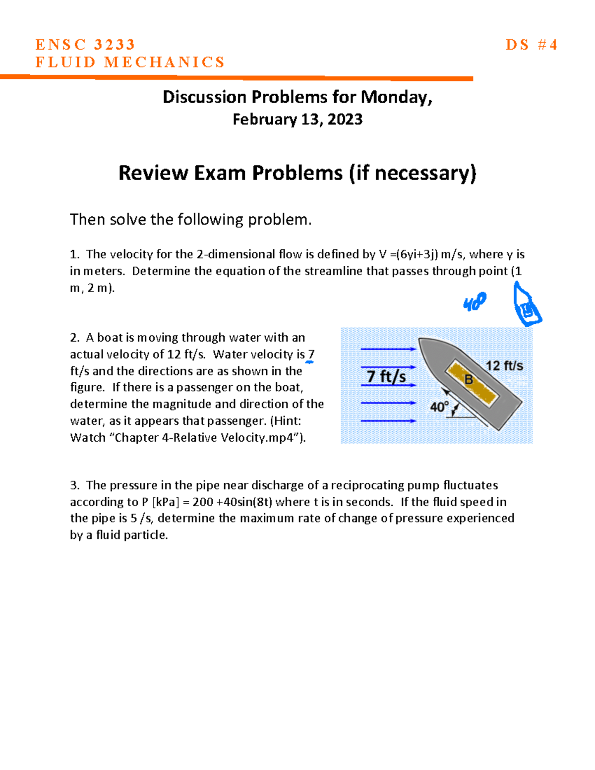 ENSC+3233+Discussion+For+Monday+February+13+2023 - E N S C 3 2 3 3 D S ...