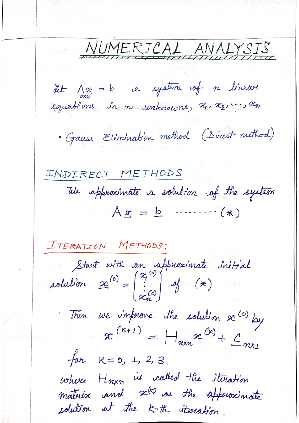 Numerical Analysis Linear Algebra, Numerical And Complex Analysis Studocu