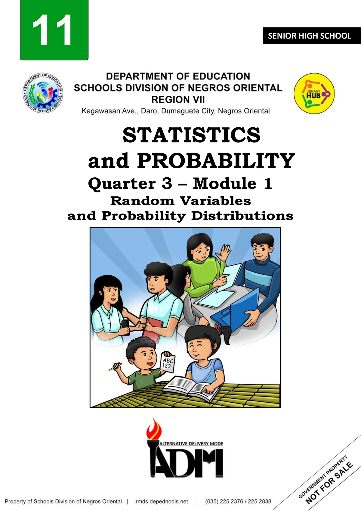 Stat Prob-Q3-Module-1 - 11 STATISTICS And PROBABILITY Quarter 3 ...