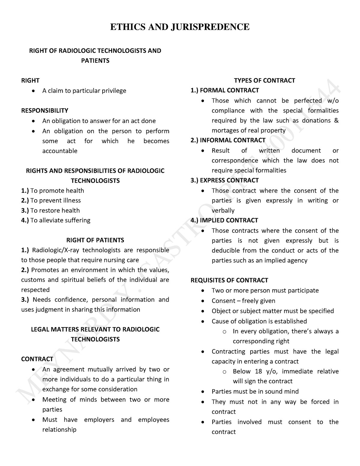 ethics-and-jurisprudence-radiologic-technology-right-of-radiologic