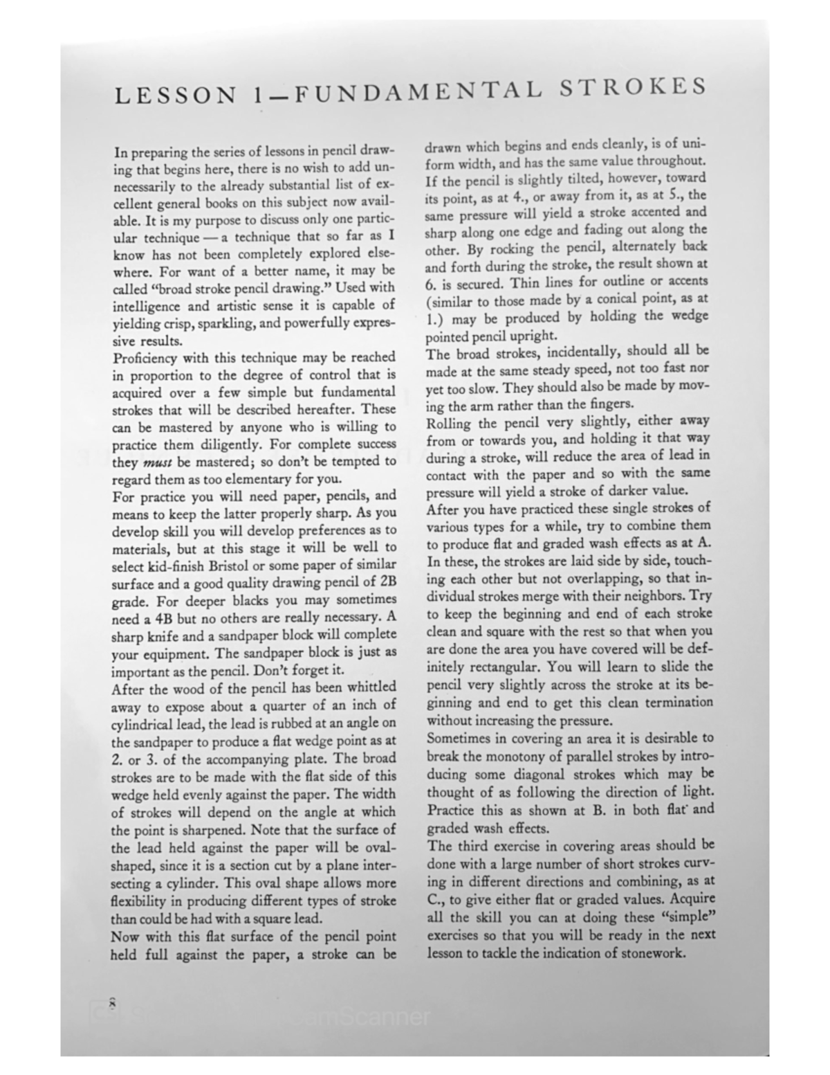 Ted Kautzky - Pencil Broadsides A Manual of Broad Stroke Technique ...