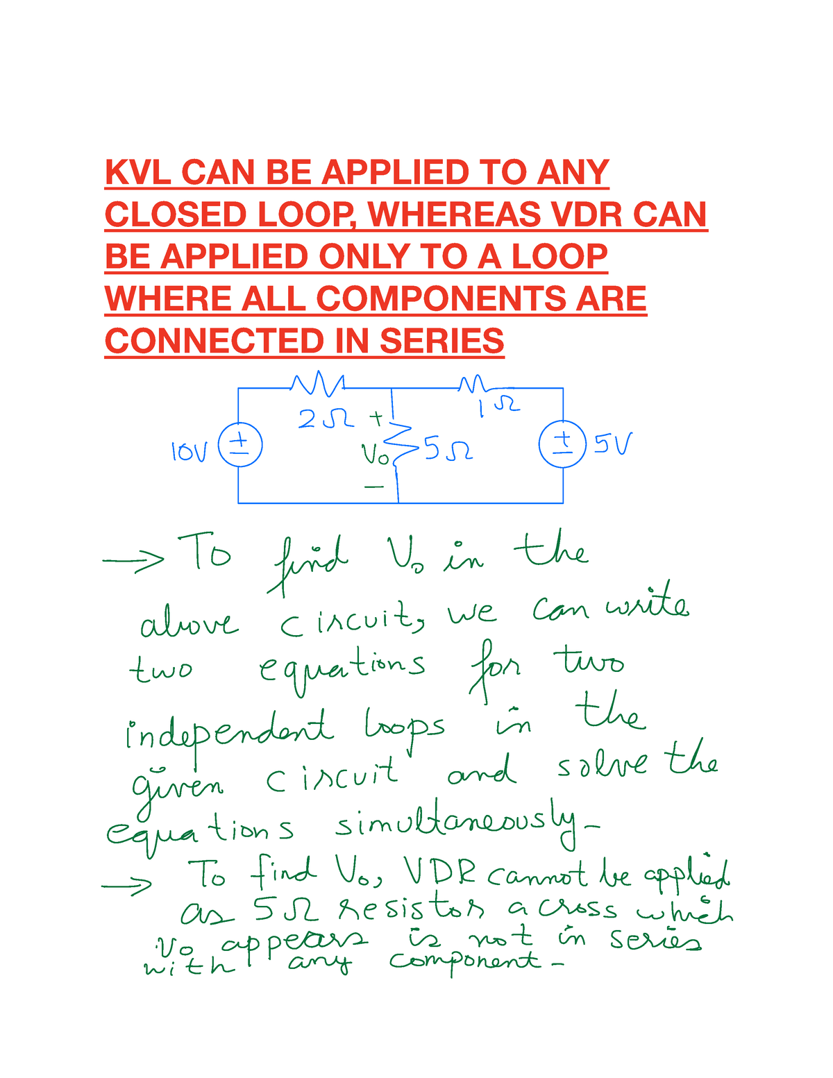 circuit-laws-vdr-kvl-cdr-kcl-m-m-t-l-r-lov-i-2h-sr-isv-to-find-v-in-the-above-circuit-we